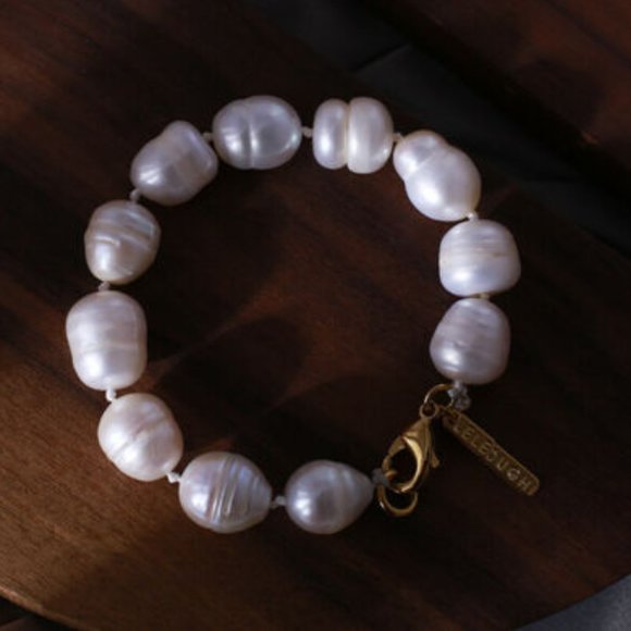 LeLe Sadoughi Baroque Freshwater Pearl Bracelet - Picture 4 of 10